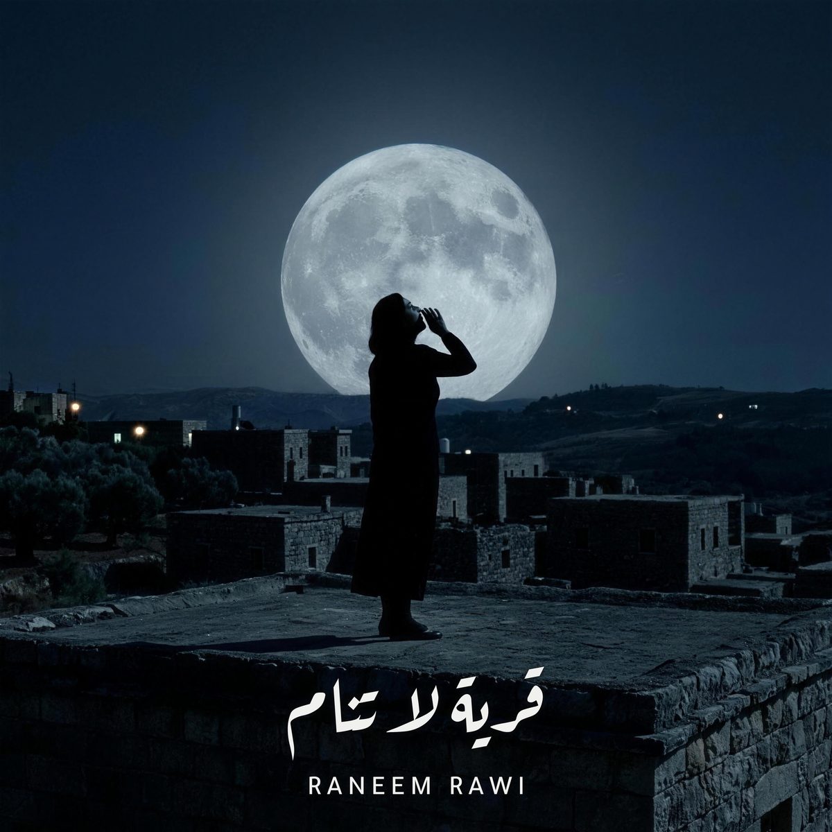قرية لا تنام — Raneem Rawi single cover